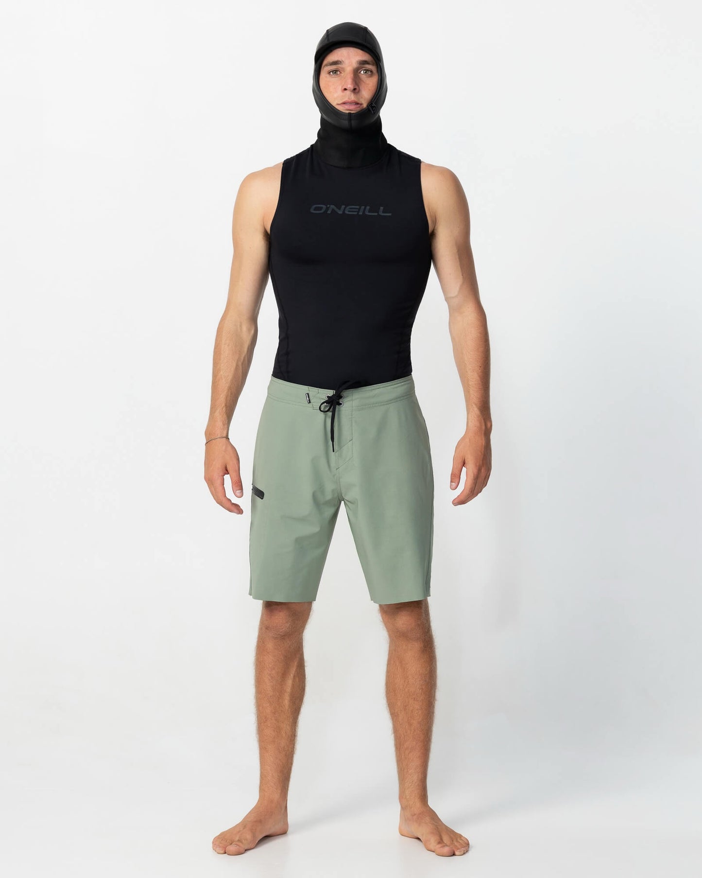 Thermo X Hooded Wetsuit Vest - Black