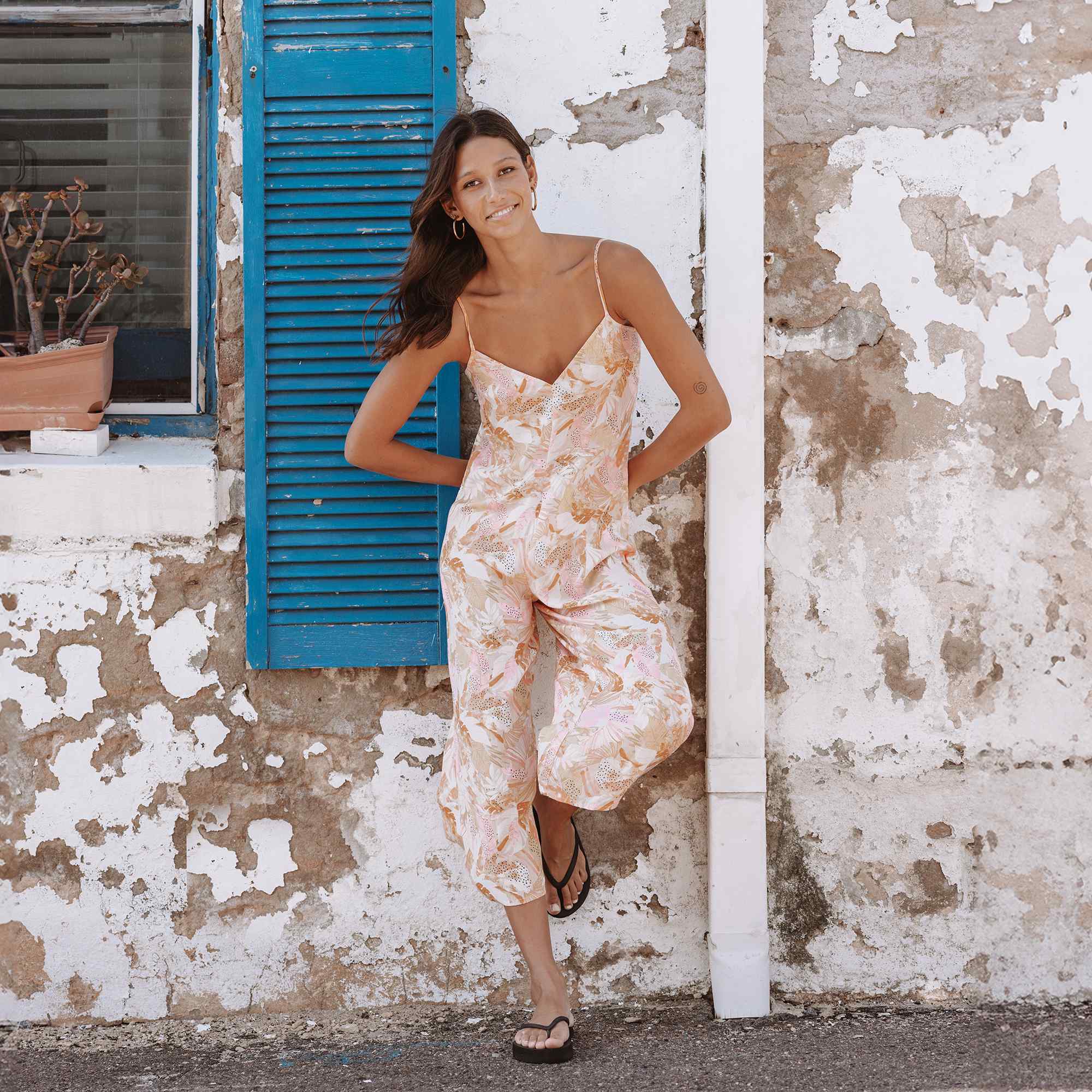 Tibby Newport Playsuit - Tapioca