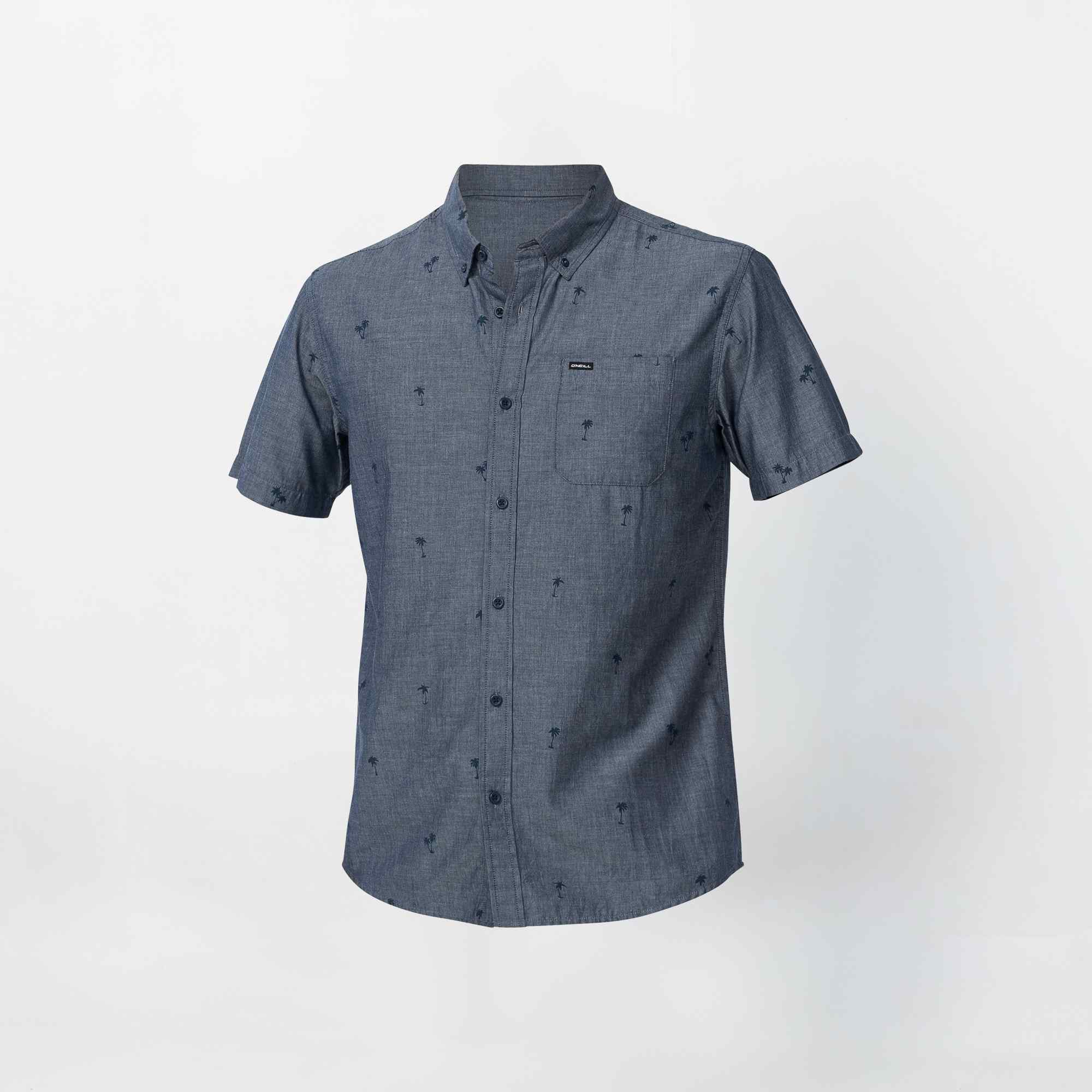 Topside Chambray Standard Short Sleeve Shirt - Chambray