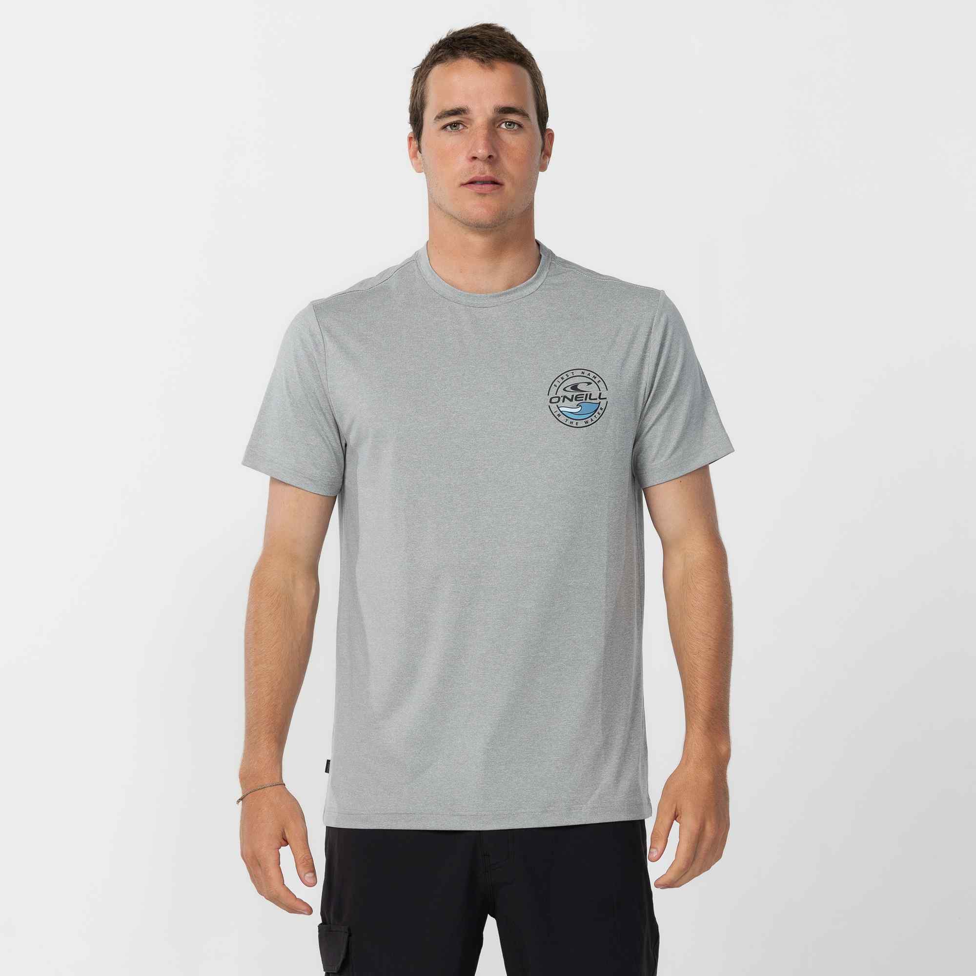 TRVLR Peak UPF Tee - Heather Grey