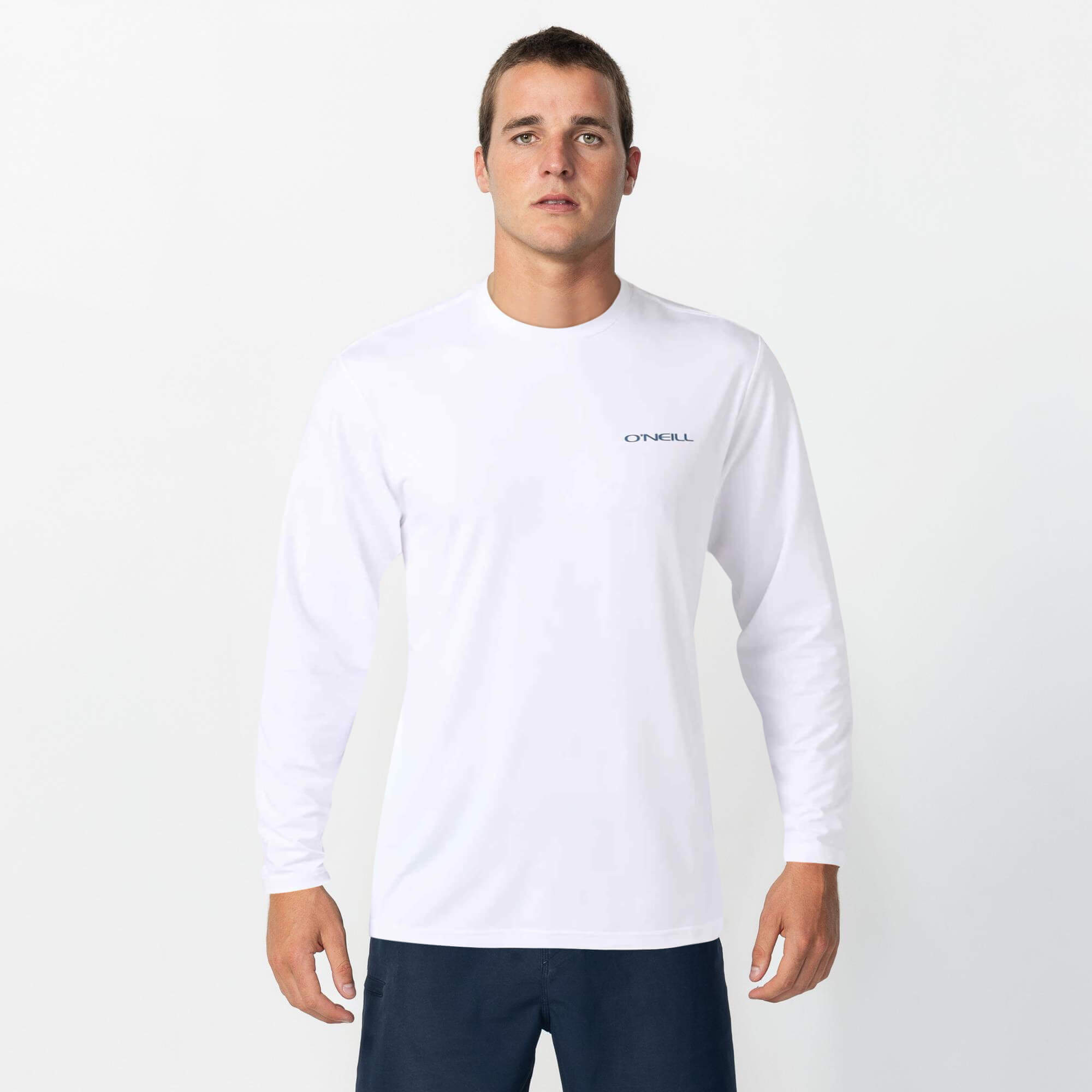 TRVLR Tides Long Sleeve UPF Tee - White