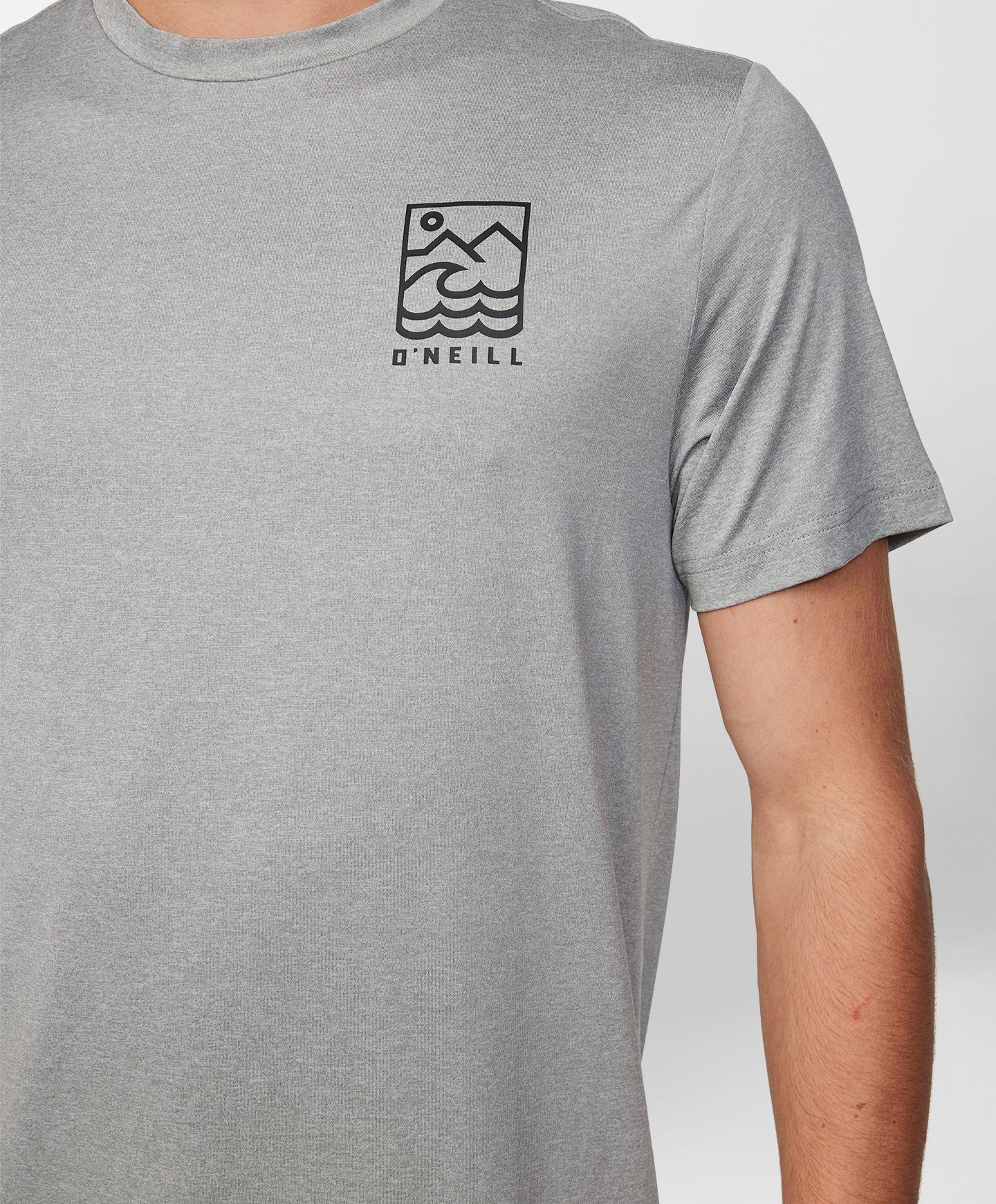 TRVLR UPF Staple SS T-Shirt - Heather Grey