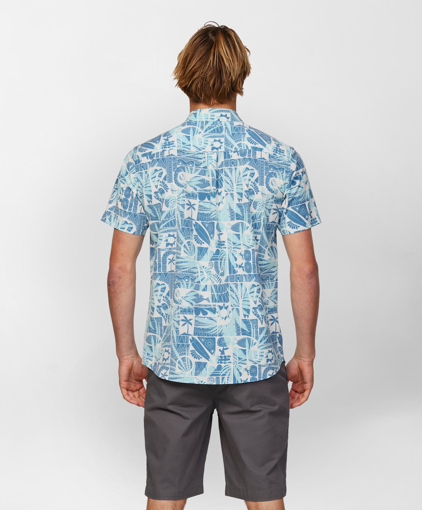 UPF Traverse SS Shirt - Copen Blue