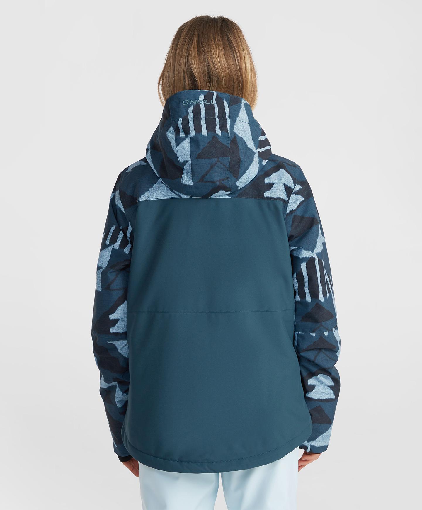 Women's Aplite Plus Snow Jacket - Blue Triangle Ikat