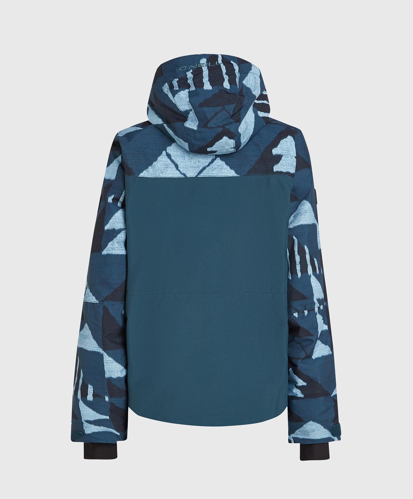 Women's Aplite Plus Snow Jacket - Blue Triangle Ikat