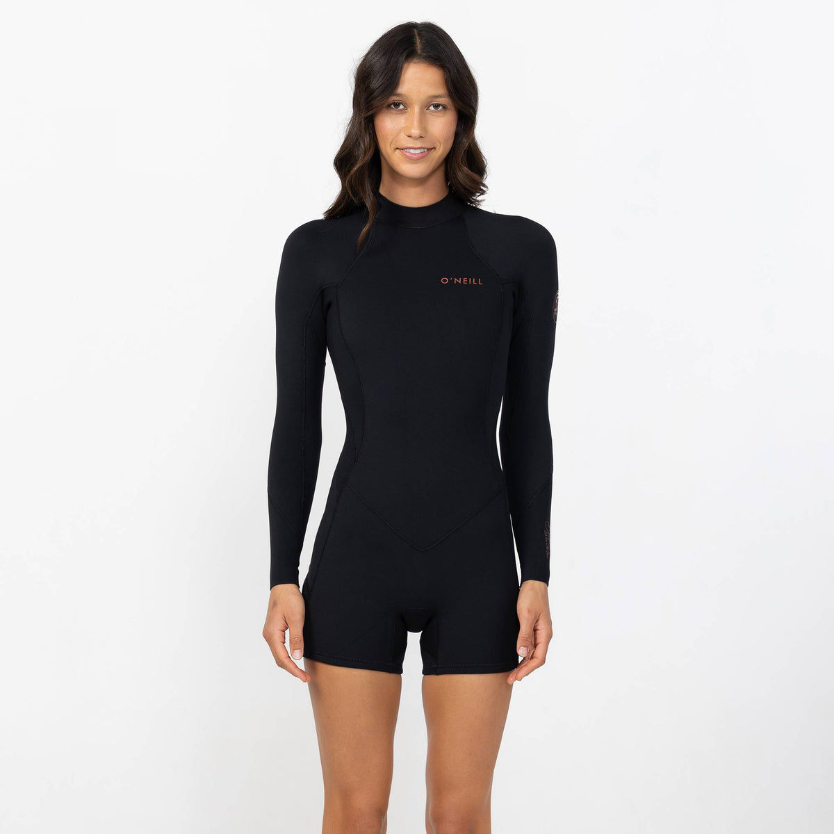 Women's Bahia GBS 2mm Long Sleeve Boyleg Spring Suit Back Zip - Black