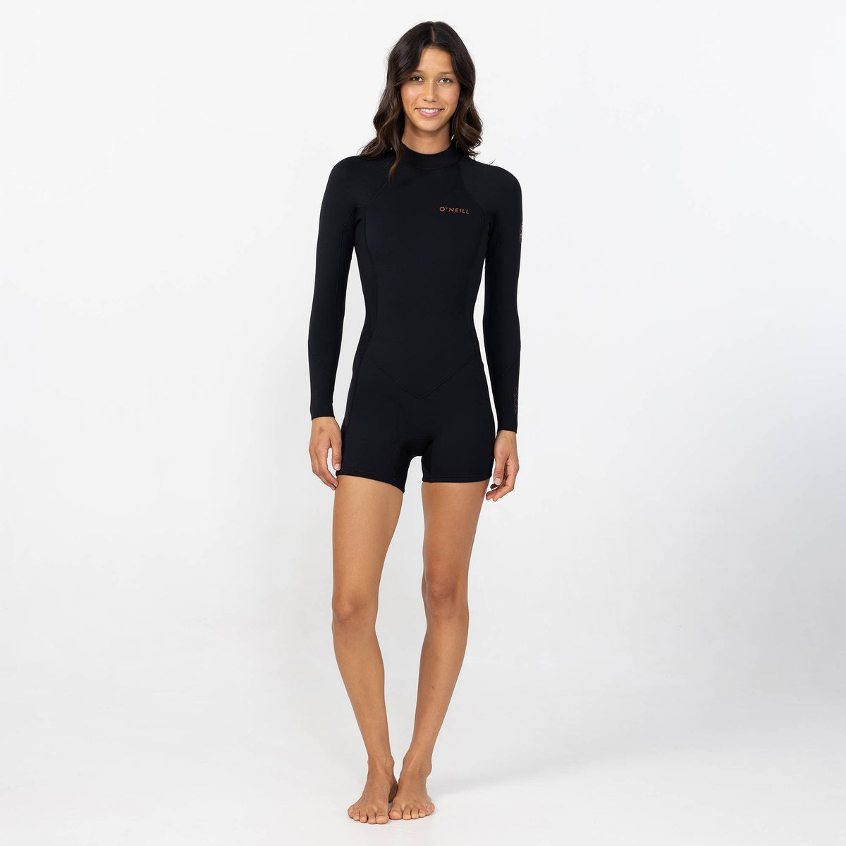 Women's Bahia GBS 2mm Long Sleeve Boyleg Spring Suit Back Zip - Black