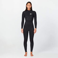 Women's Bahia 3/2mm Steamer Back Zip - Black