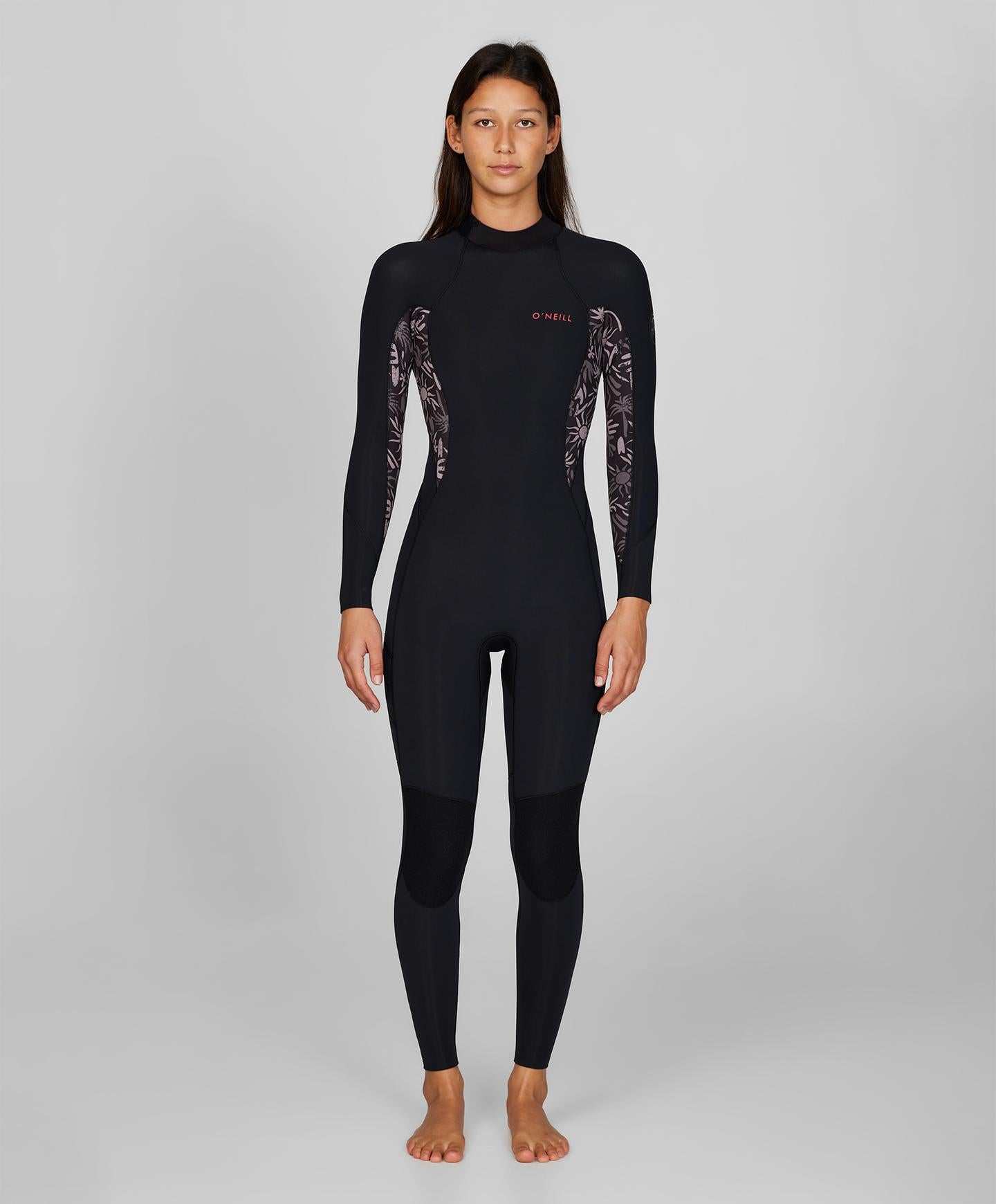 Womens Bahia 3/2mm Steamer Back Zip Wetsuit - Follow The Sun