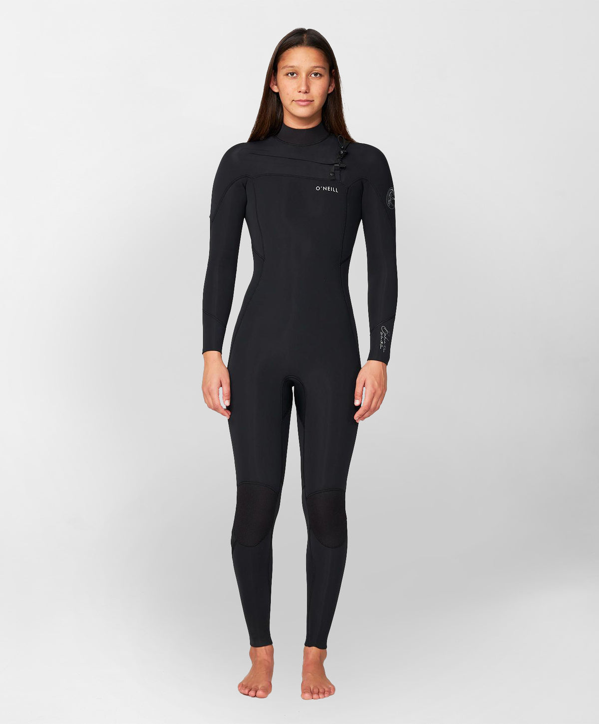 Women's Bahia 3/2mm Steamer Chest Zip Wetsuit - Black