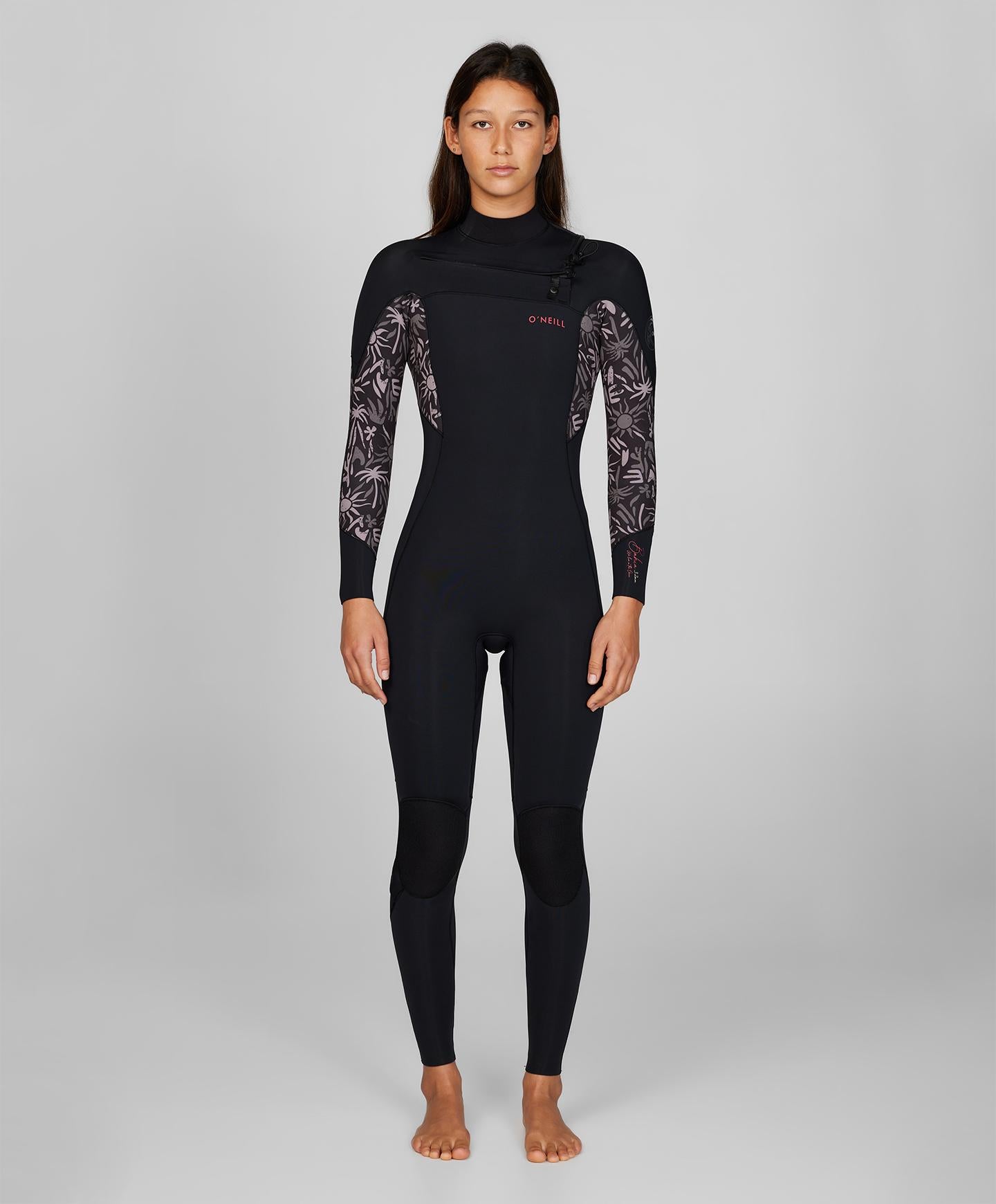 Women's Bahia 3/2mm Steamer Chest Zip Wetsuit - Follow The Sun