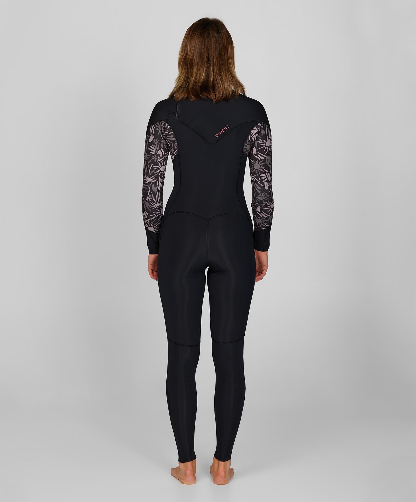 Women's Bahia 4/3mm Steamer Chest Zip Wetsuit - Follow The Sun