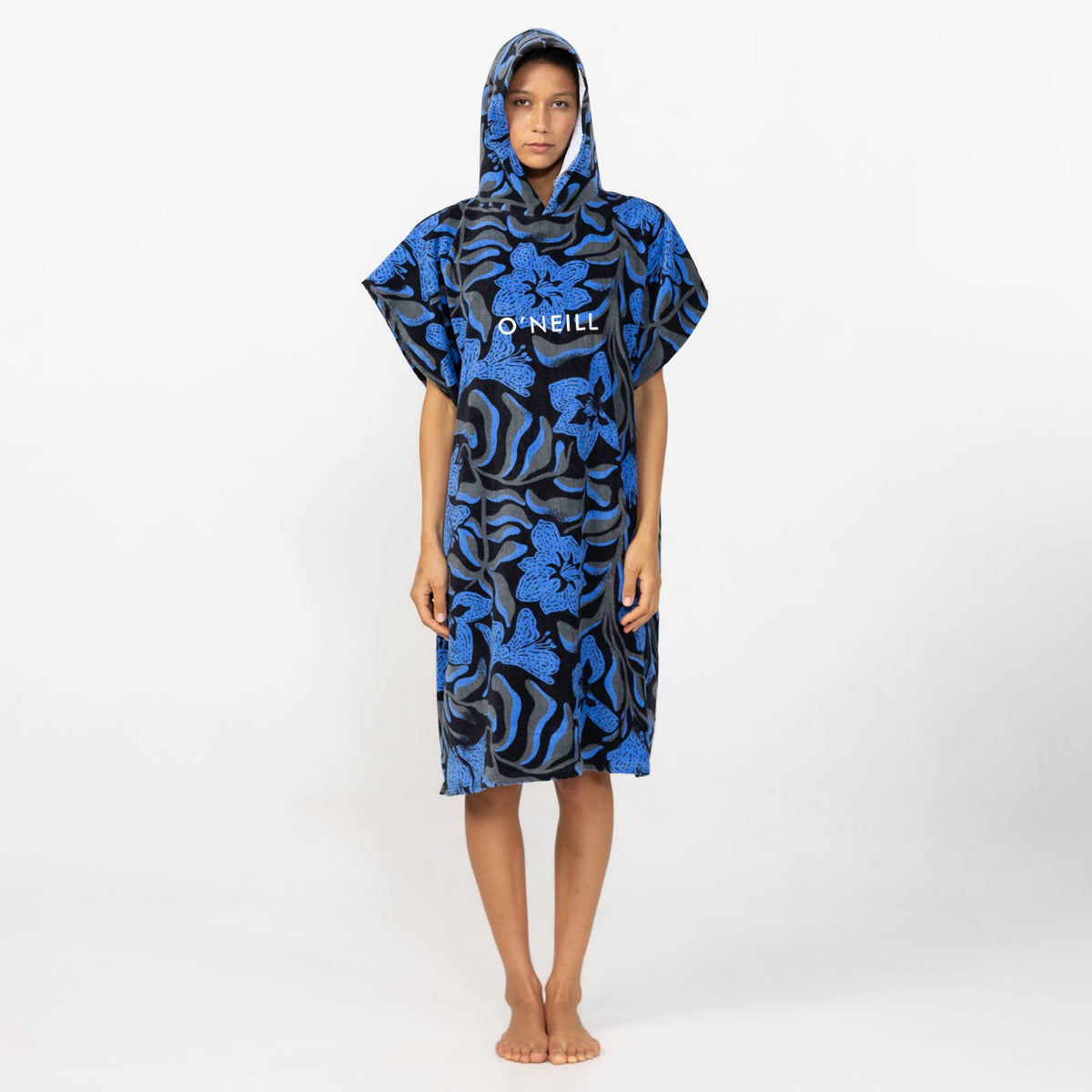 Bahia Change Towel - Seawater Floral