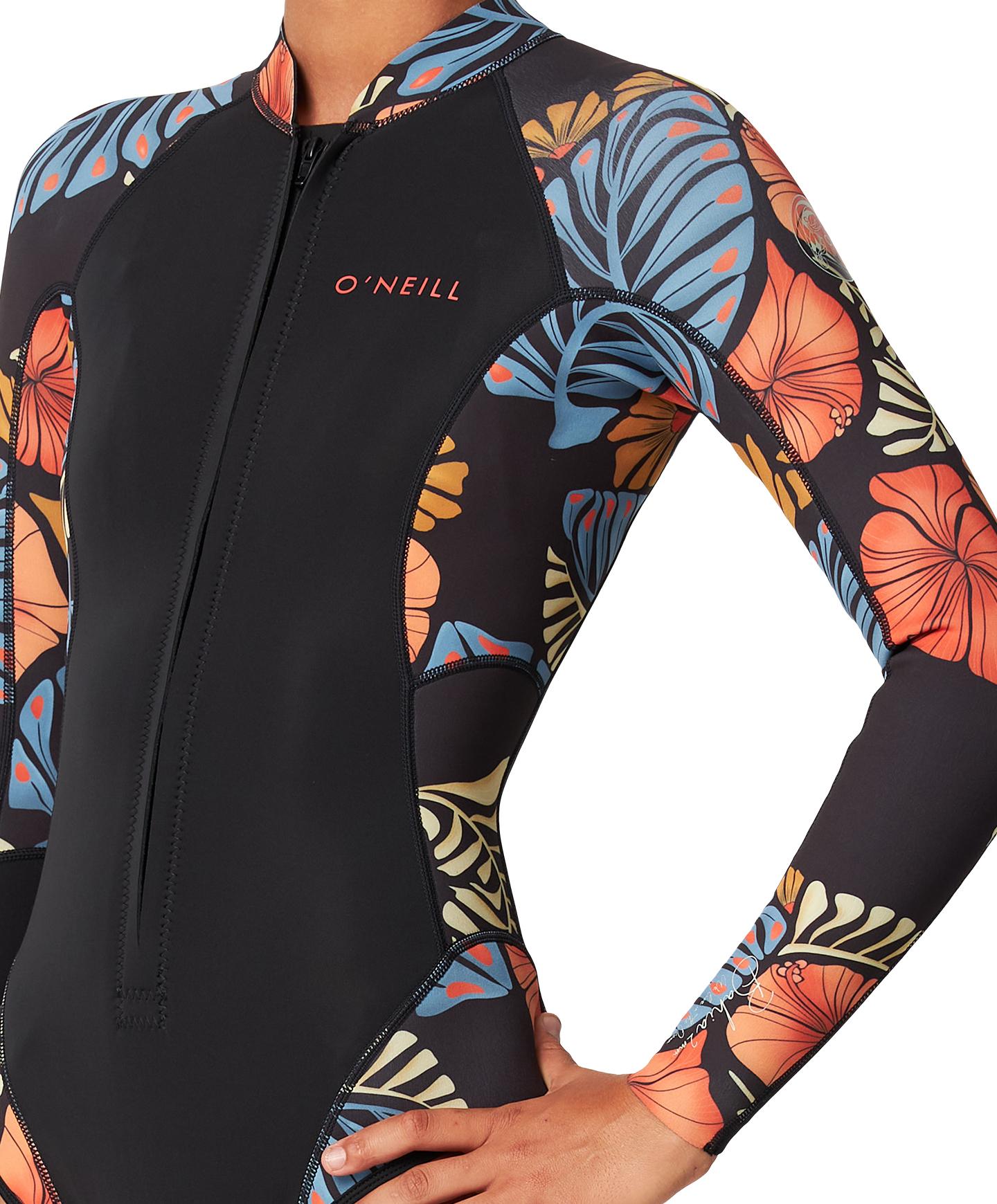 Women's Bahia FZ Cheeky 2mm Spring Suit - Vintage Aloha