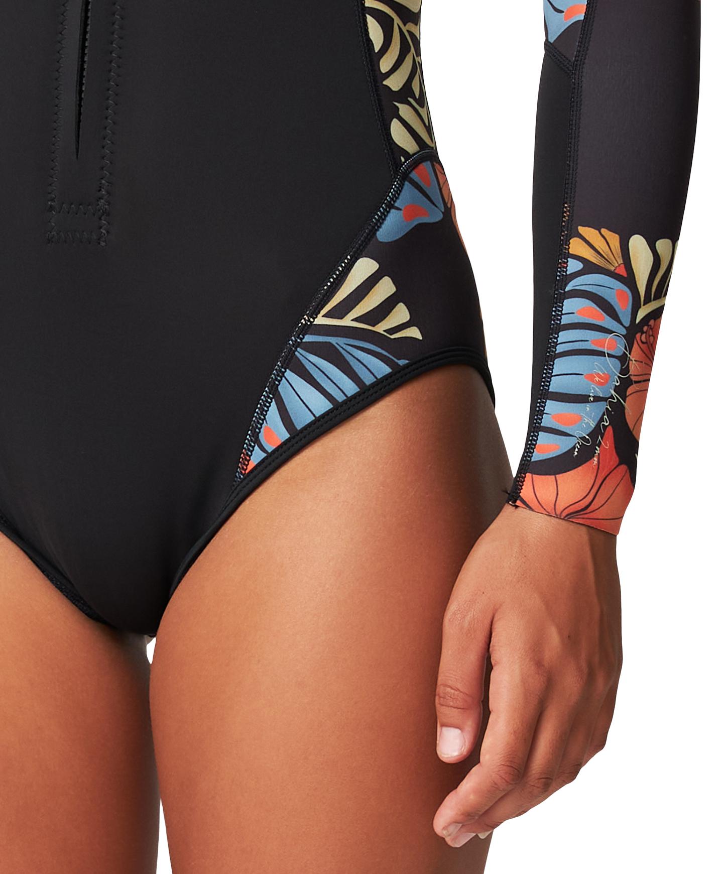 Women's Bahia FZ Cheeky 2mm Spring Suit - Vintage Aloha