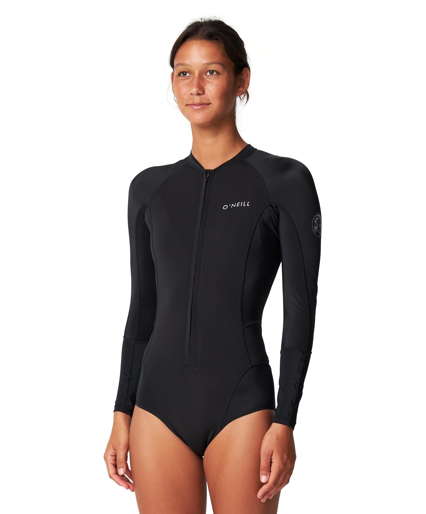 Women's Bahia Neo Skins FZ 1mm Spring Suit - Black