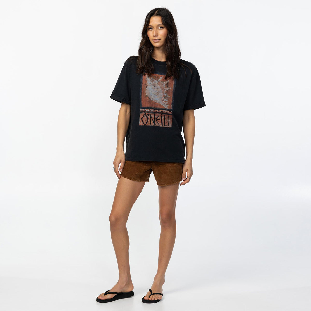Women's Bahia Tangerine Tee - Black