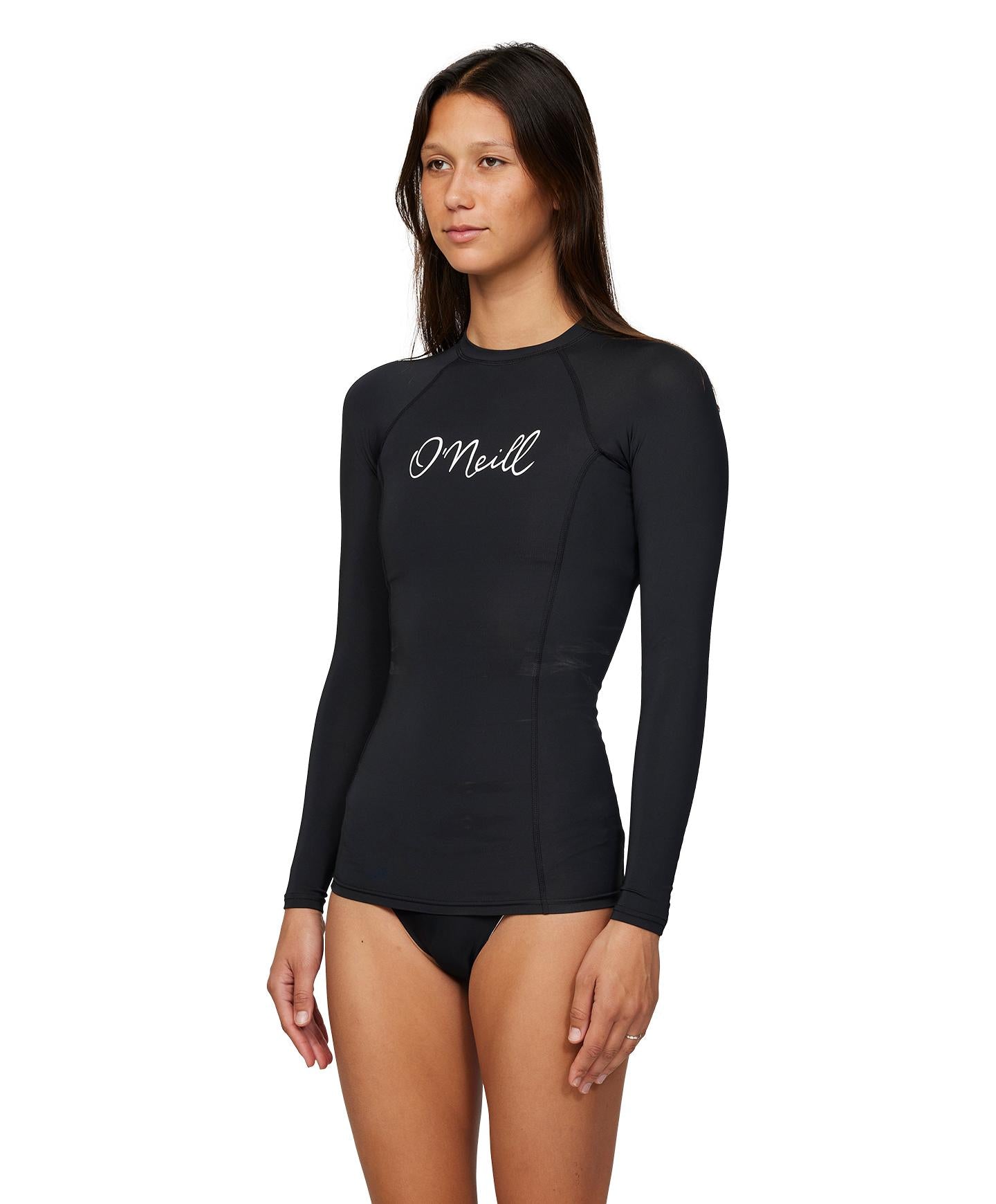 Women's Reactor LS UV Rash Vest - Black