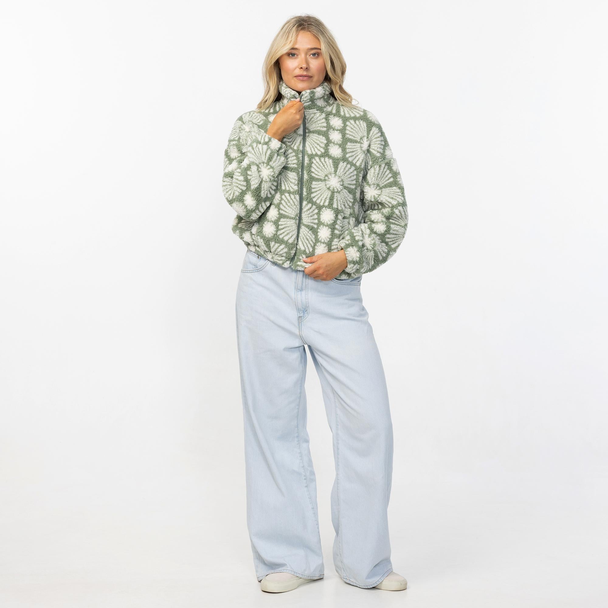 Women's Cordin Printed Jacket - Sea Spray