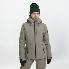 Women's Cruz Melange Snow Jacket - Macaron