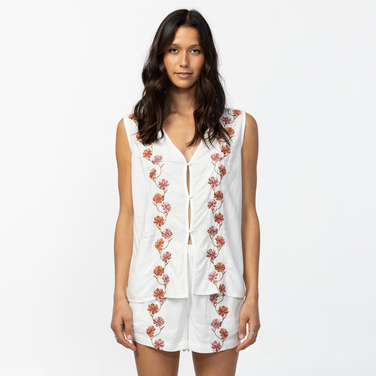 Women's Farren Floral Top - Tofu