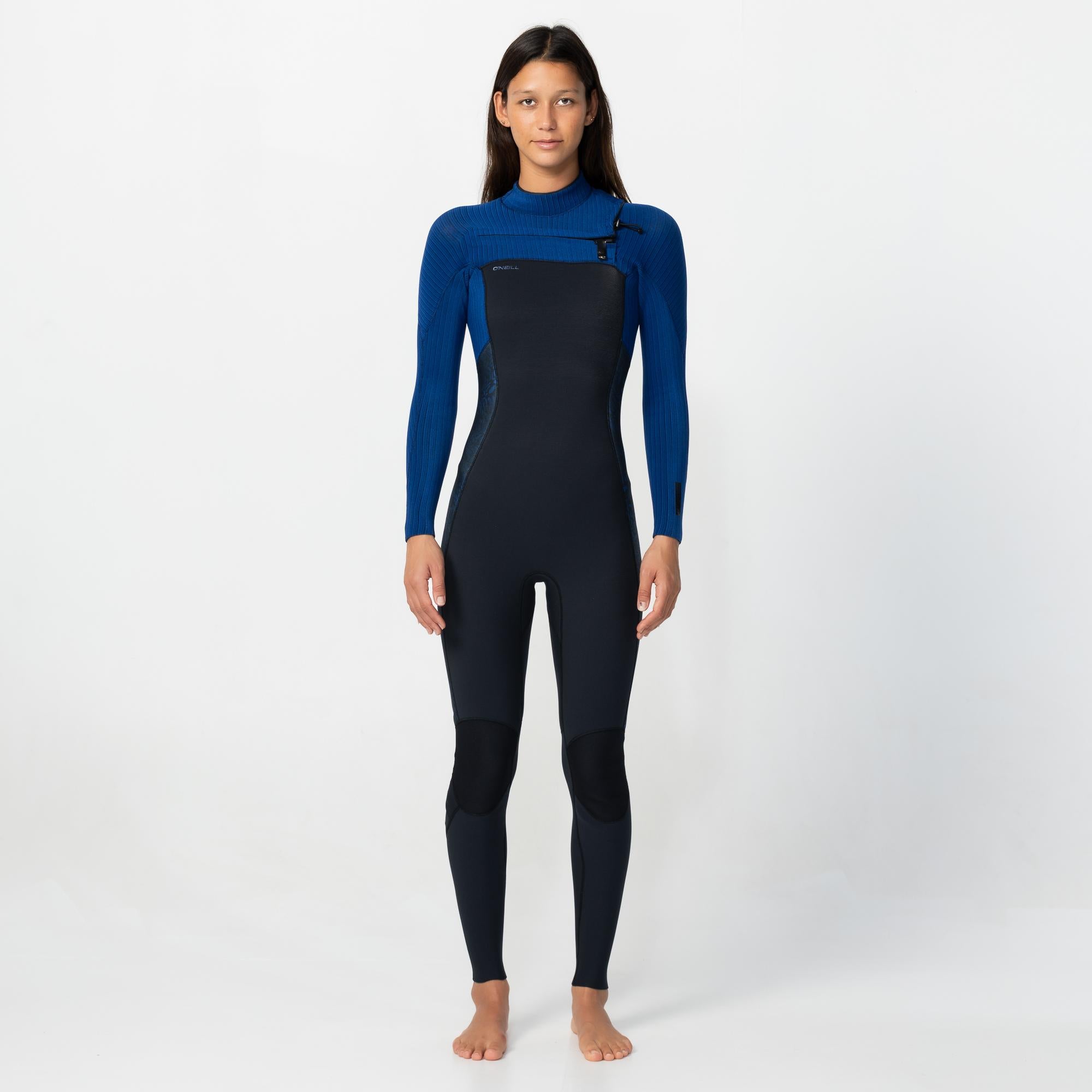 Women's HyperFreak 3/2+ Steamer Chest Zip - Night Tides