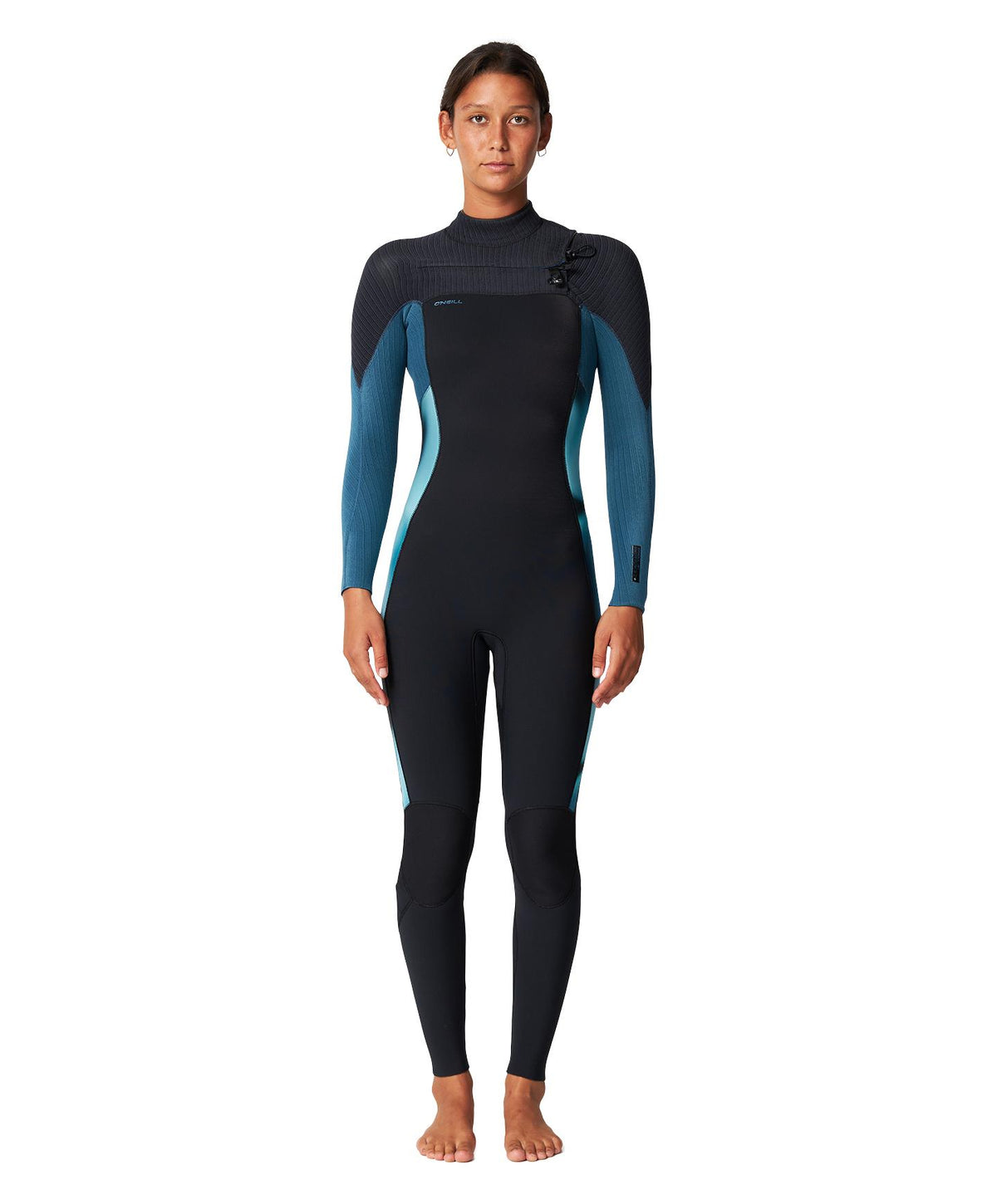 Womens HyperFreak 3/2+ Steamer Chest Zip Wetsuit - Wave Runner