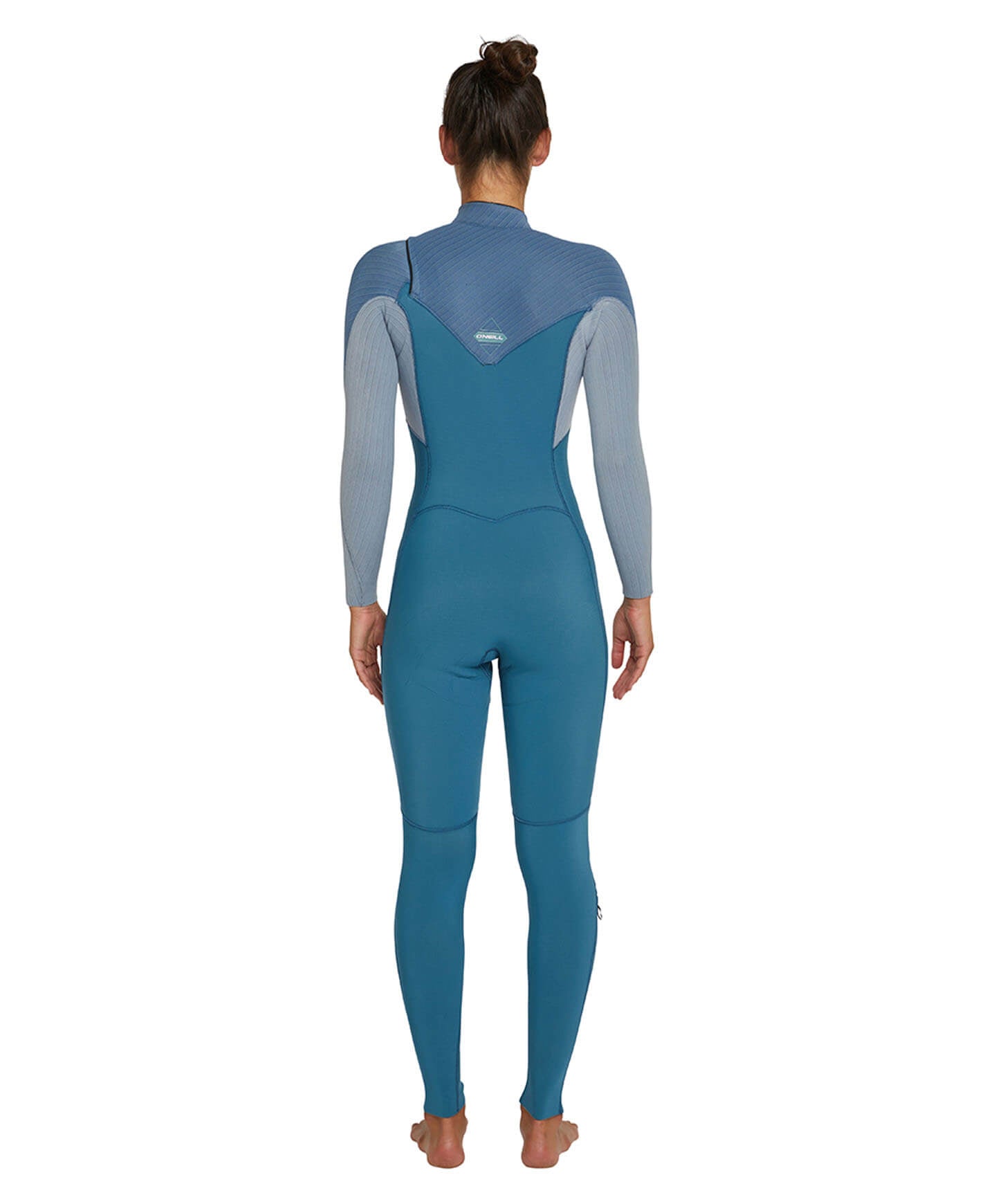 Women's HyperFreak 3/2+ Steamer Chest Zip Wetsuit - Dusty Blue