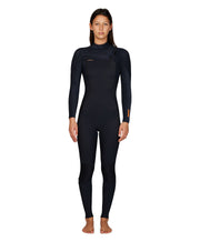 Womens HyperFreak 4/3+ Steamer Chest Zip Wetsuit - Black