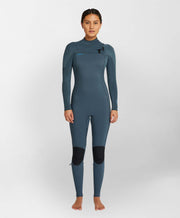 Womens HyperFreak 4/3+ Steamer Chest Zip Wetsuit - Shade