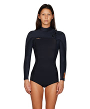 Women's HyperFreak Long Sleeve Spring Suit 2mm Wetsuit - Black