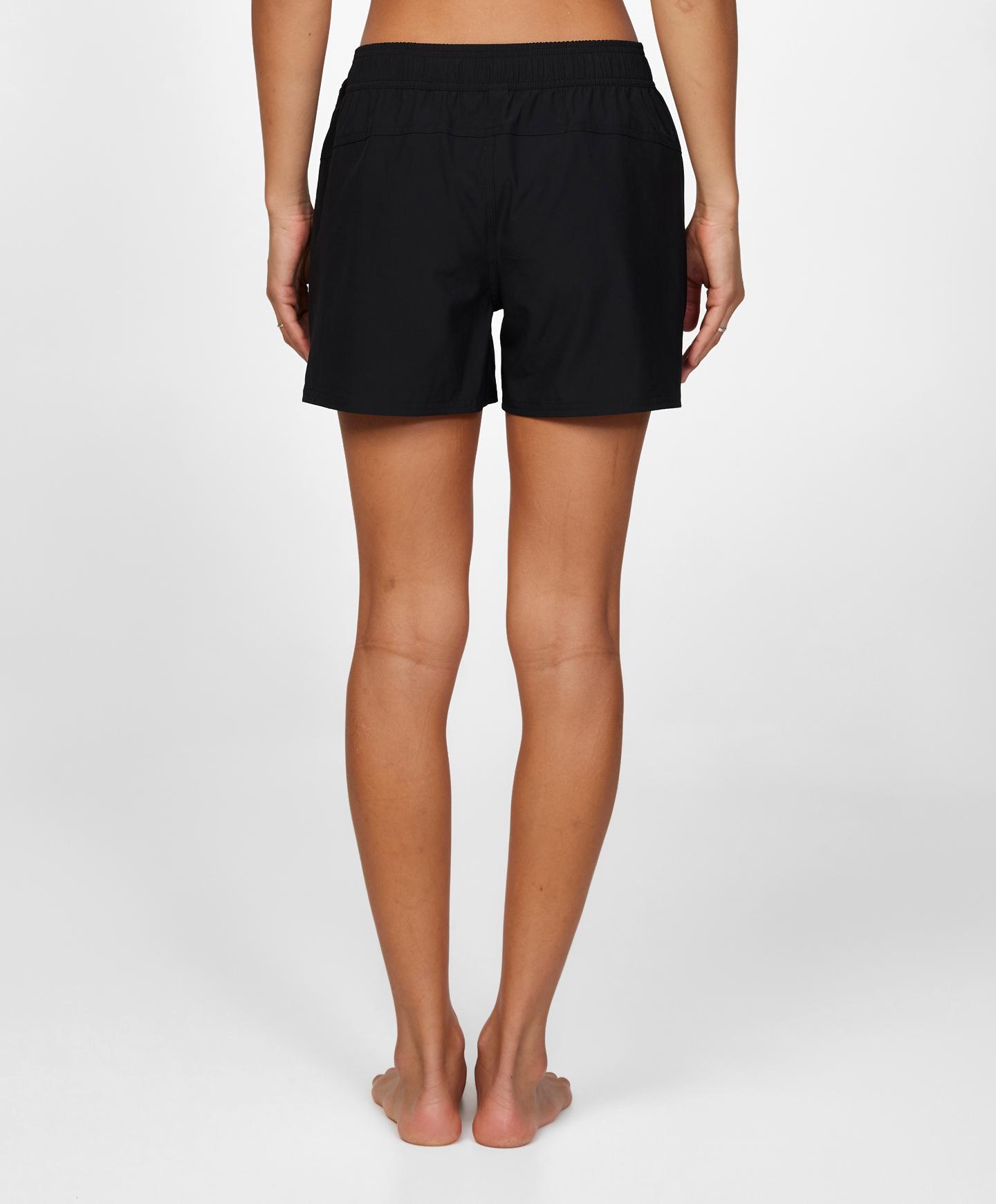 Women's Jetties Stretch 4" Boardshorts - Black