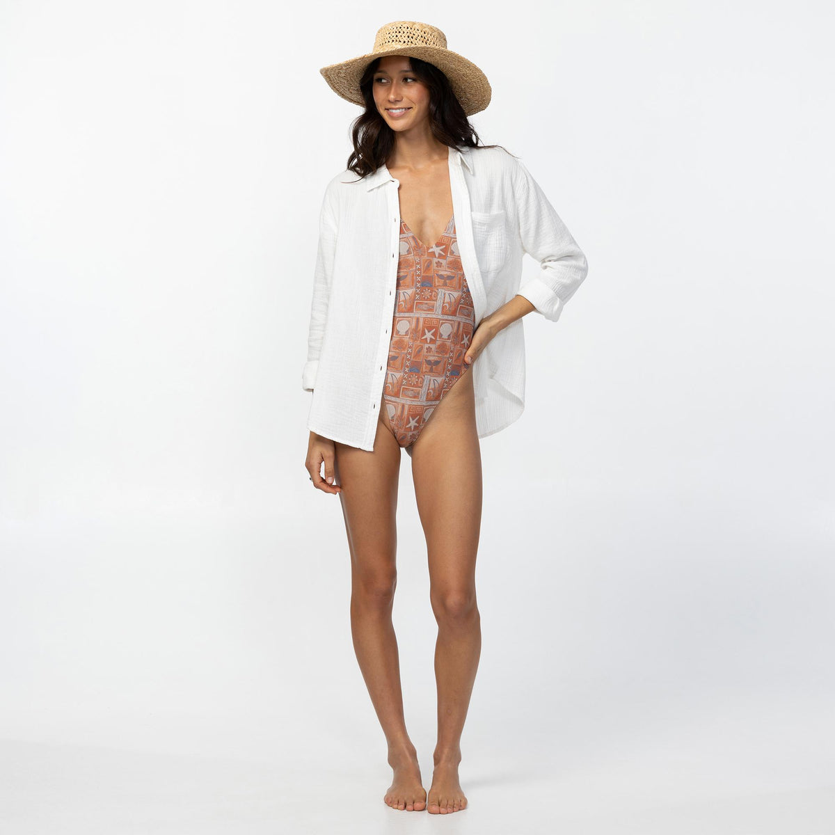 Women's Leni Relaxed Long Sleeve Top - White
