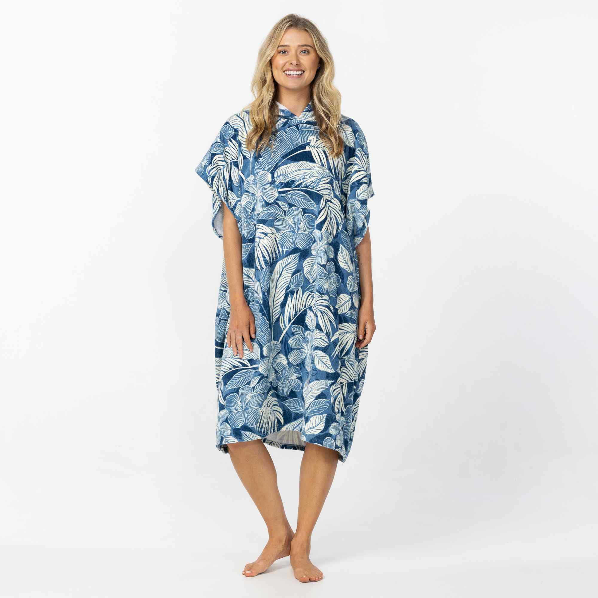 Women's Monsoon Change Towel - Blue Floral
