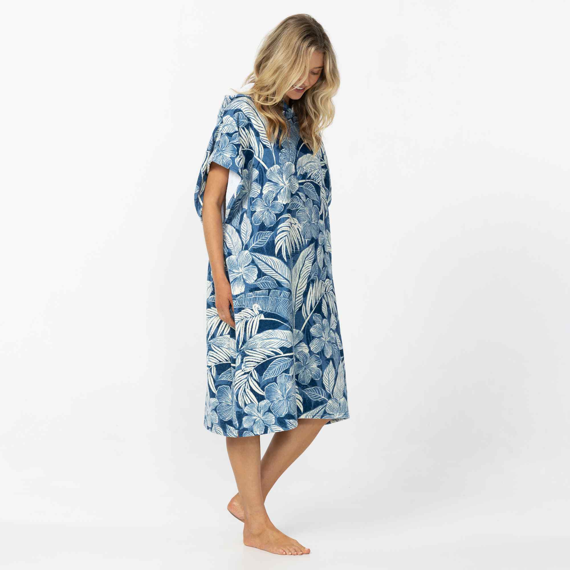 Women's Monsoon Change Towel - Blue Floral