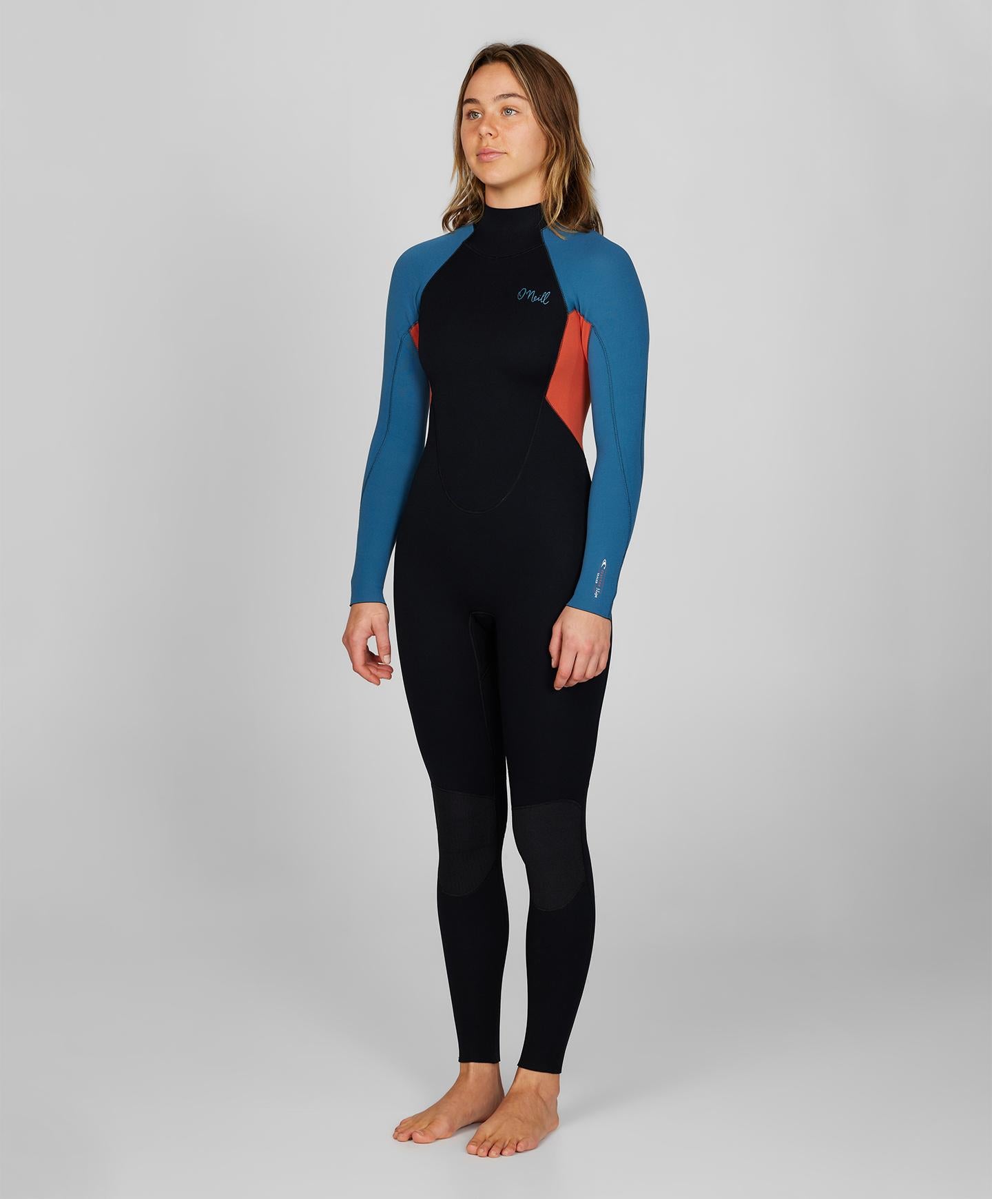 Women's Reactor 3/2mm GBS Steamer Wetsuit - Deep Blue