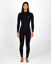Women's Reactor 4/3mm GBS Steamer Wetsuit - Black