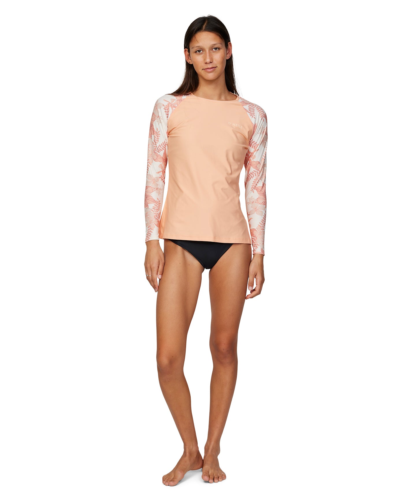 Women's Salina LS UV Tee Rash Vest - Peach