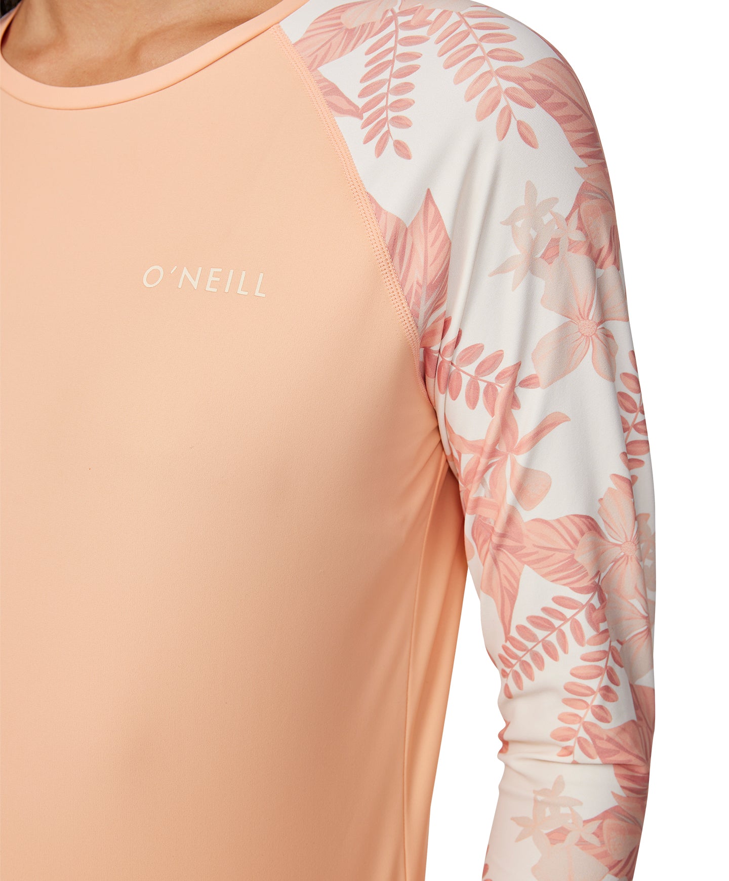 Women's Salina LS UV Tee Rash Vest - Peach