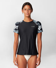 Women's Salina LS Surf Tee Rash Vest - Midnight