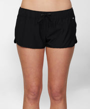 Women's Saltwater Solids Laney 2" Boardshorts - Black