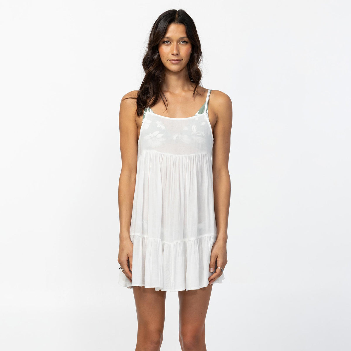 Women's Saltwater Solids Rilee Mini Coverup - Vanilla