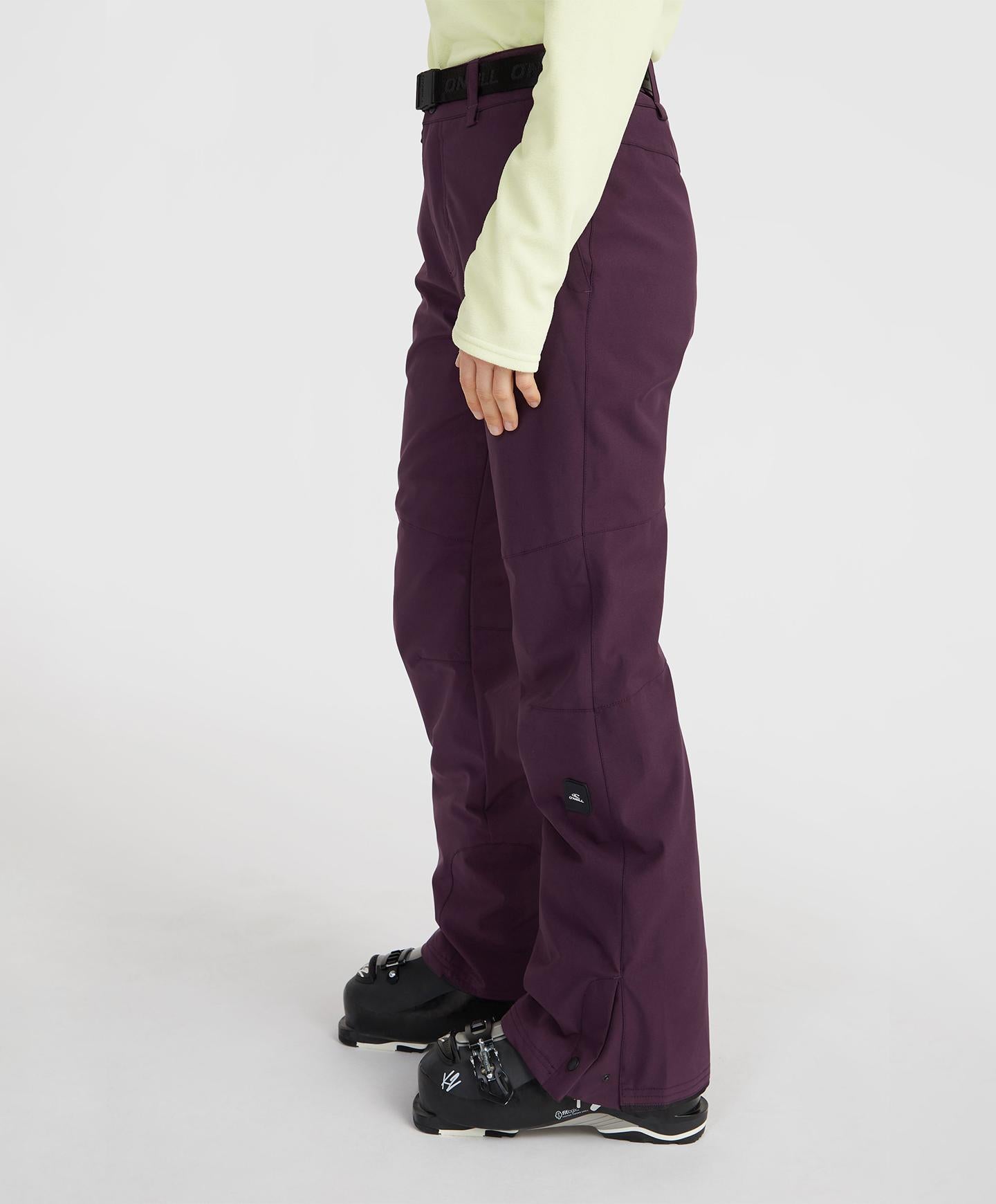 Women's Star Slim Snow Pants - Midnight Plum