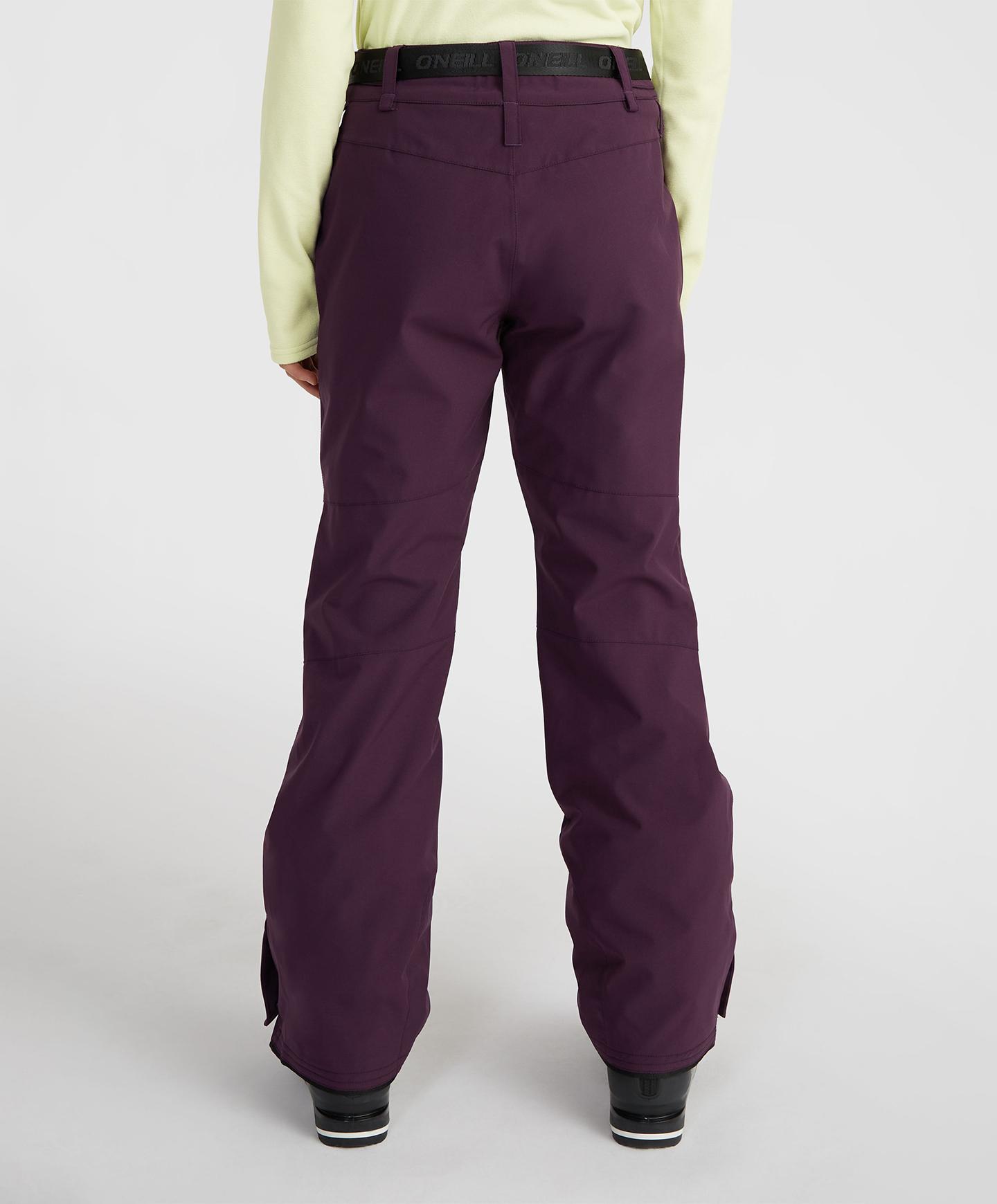 Women's Star Slim Snow Pants - Midnight Plum