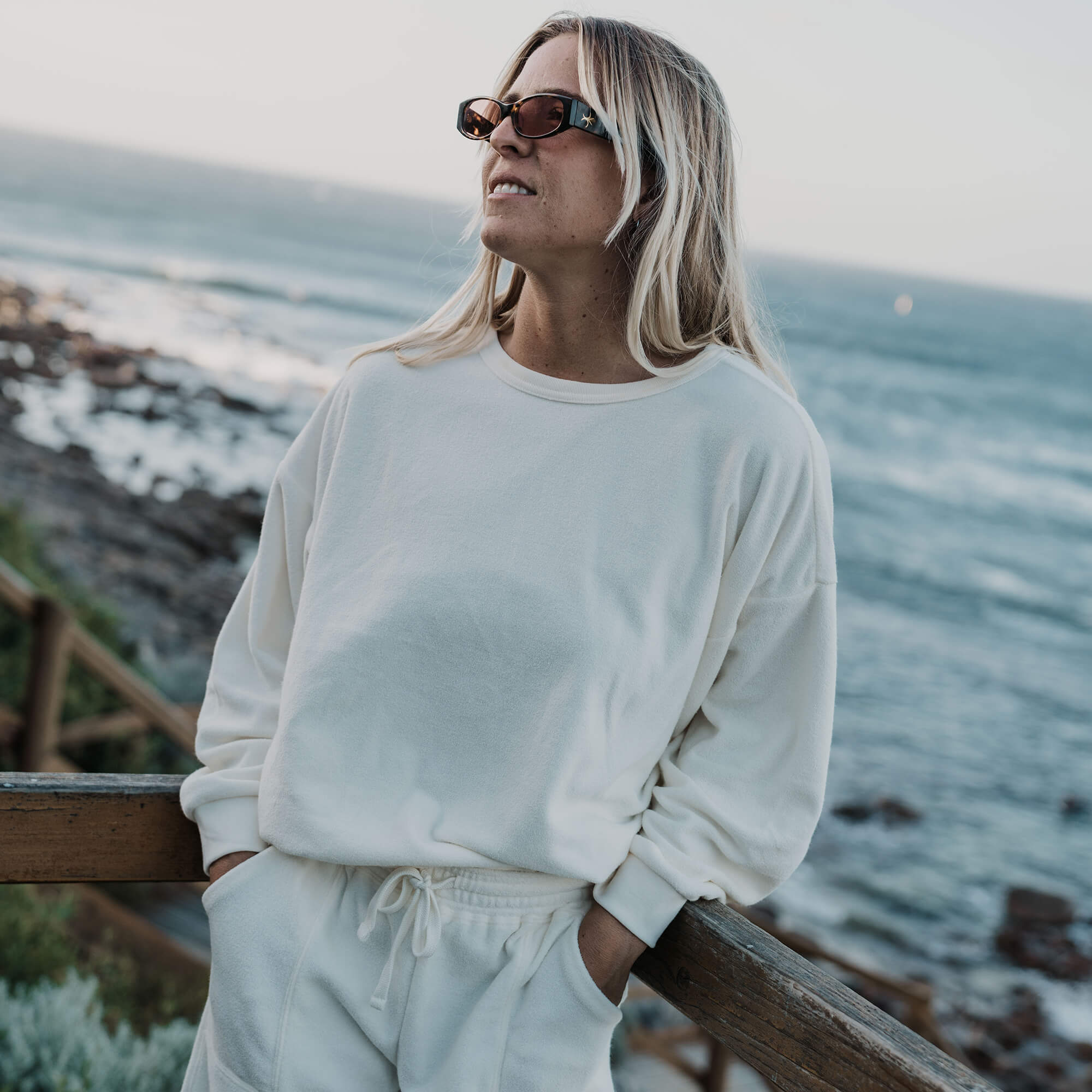 Women's Wavelength Crew - Winter White