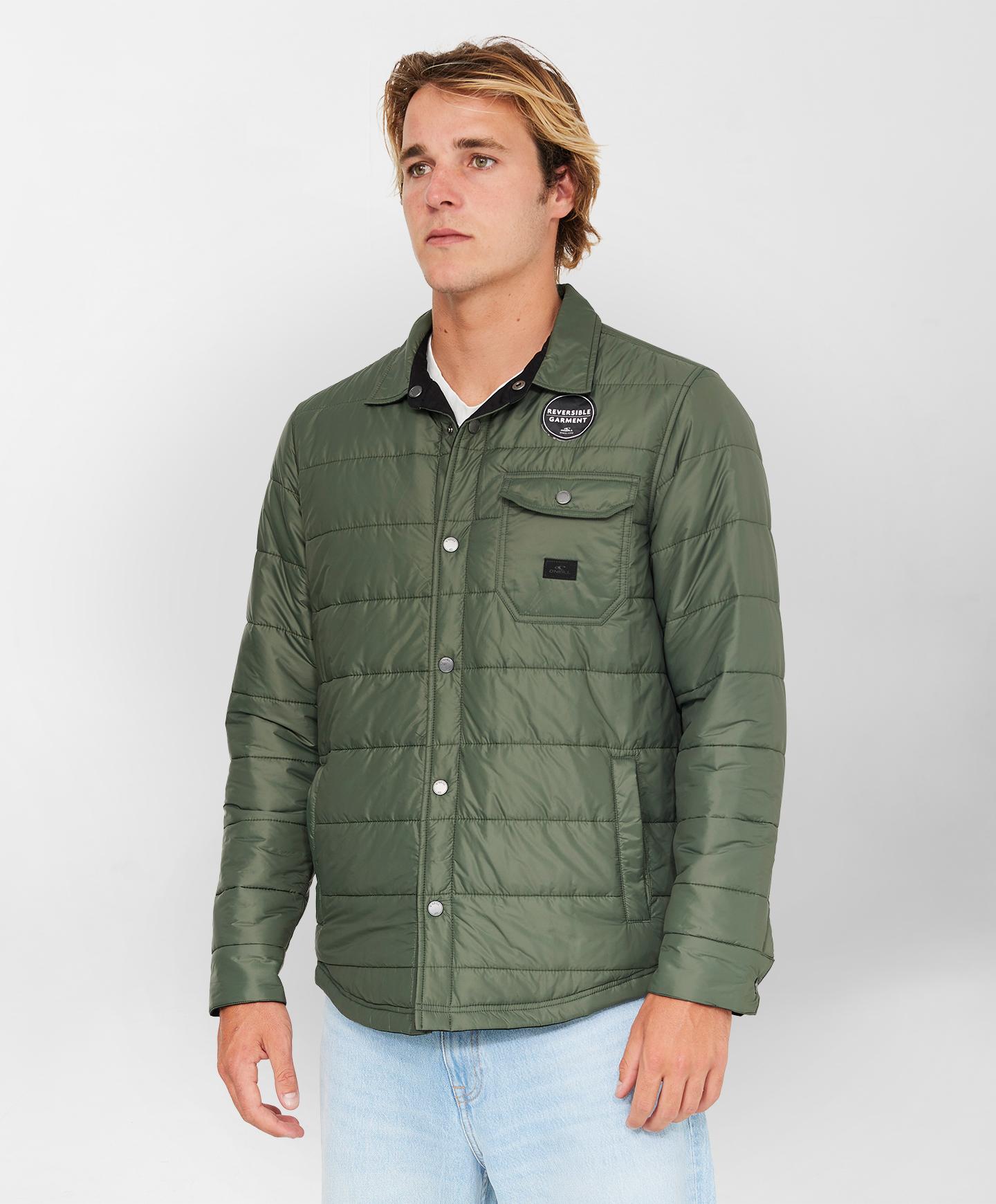 Zepher Reversible Jacket - Dark Olive