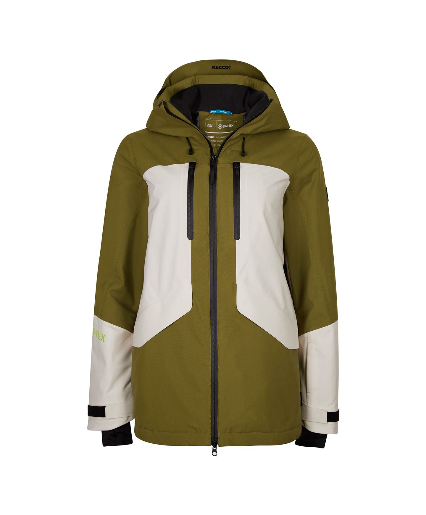 Buy Womens GTX Insulated Snow Jacket - Plantation Colour Block by ONeill online