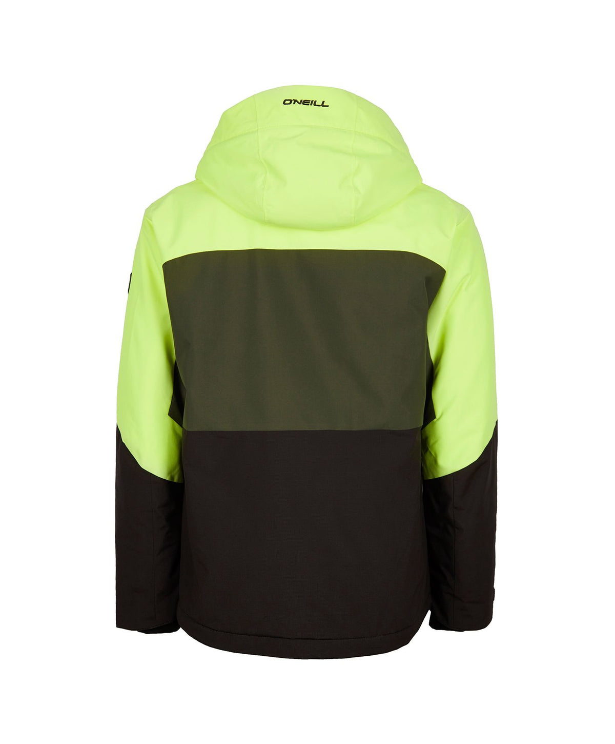 Men's Carbon Snow Jacket - Pyranine Yellow Colour Block