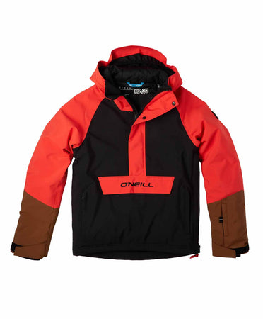 O'Neill オニールスノーボードジャケット レッド/ブラック Hammer Plus Snow Jacket | Black Out Colour Block – O'Neill