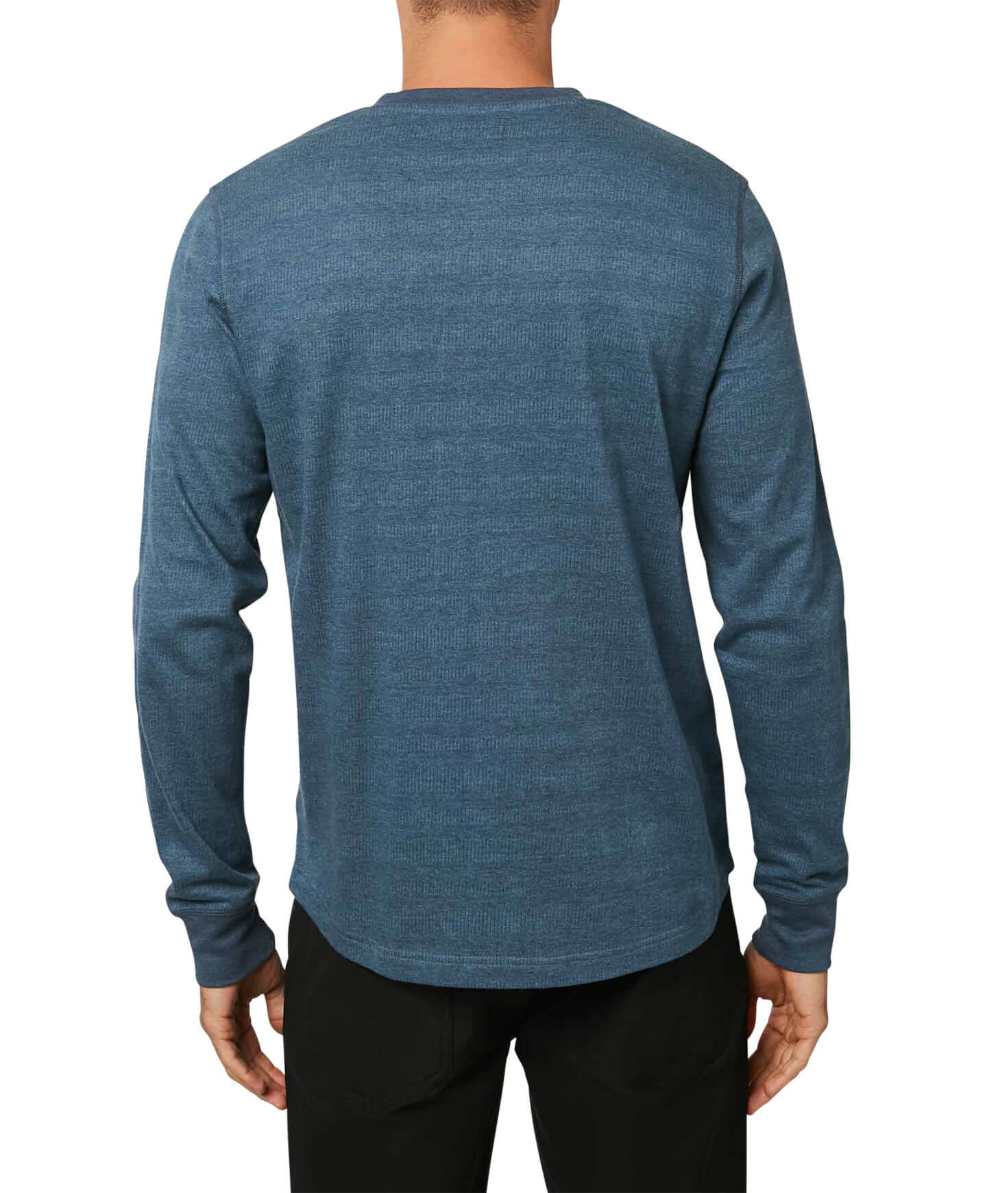 Clearview Henley Top - Cadet Blue